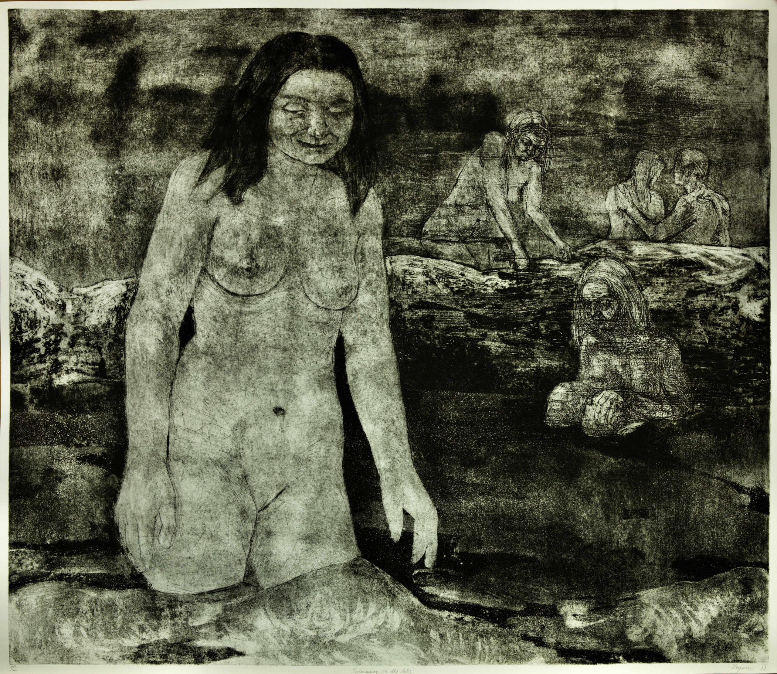 Obrázek díla Swiming in the Lake od Dagmar Dolíhalová